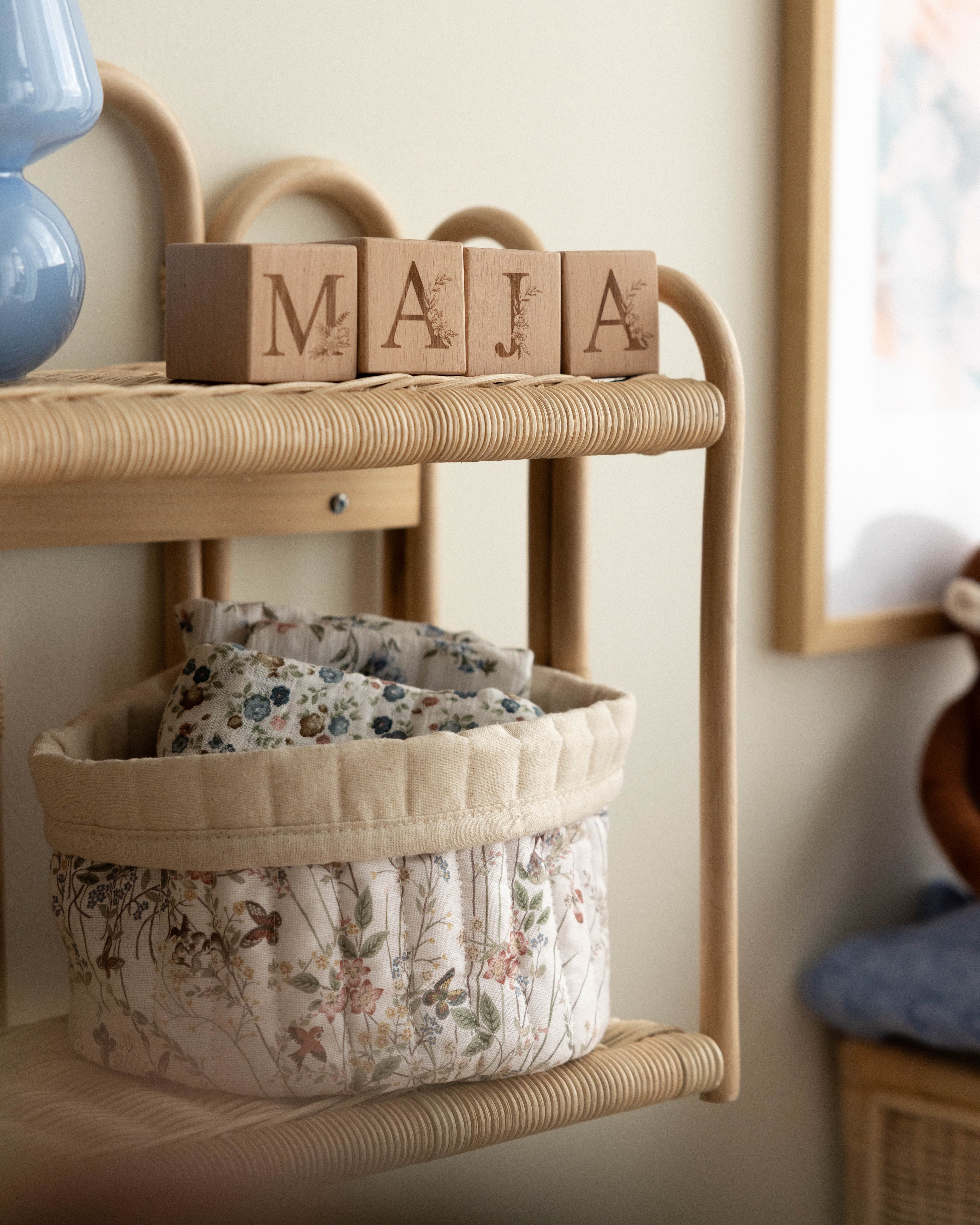 Personligt namn - stora bokstavsklossar